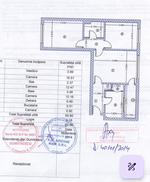 Piata Sudului apartament 3 camere gata de mutat